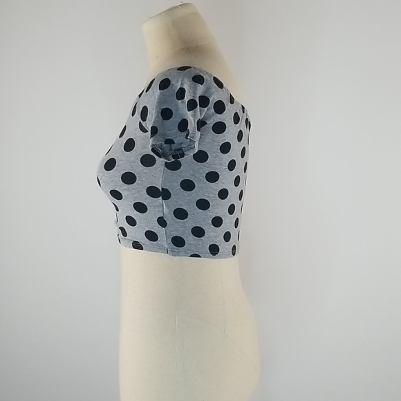 Forever 21 polka dot crop top - Picture 2 of 4